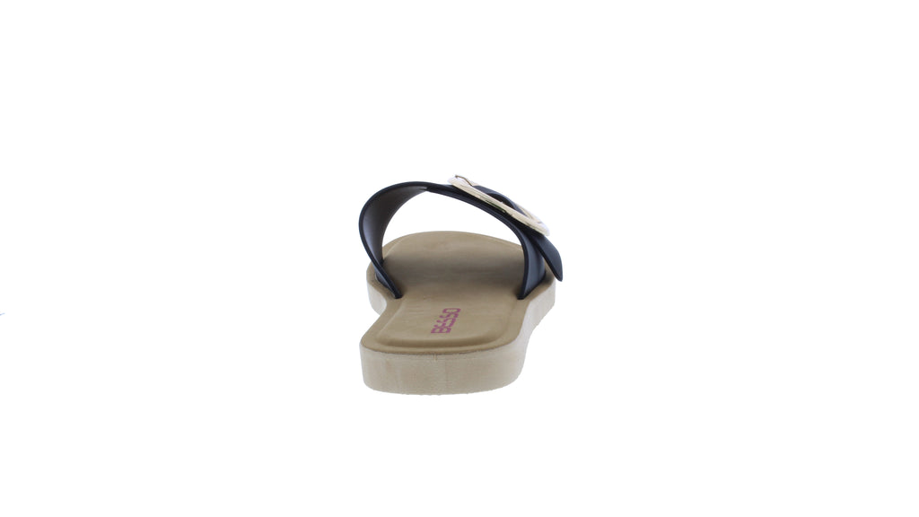 Women Slip On with Gold Buckle