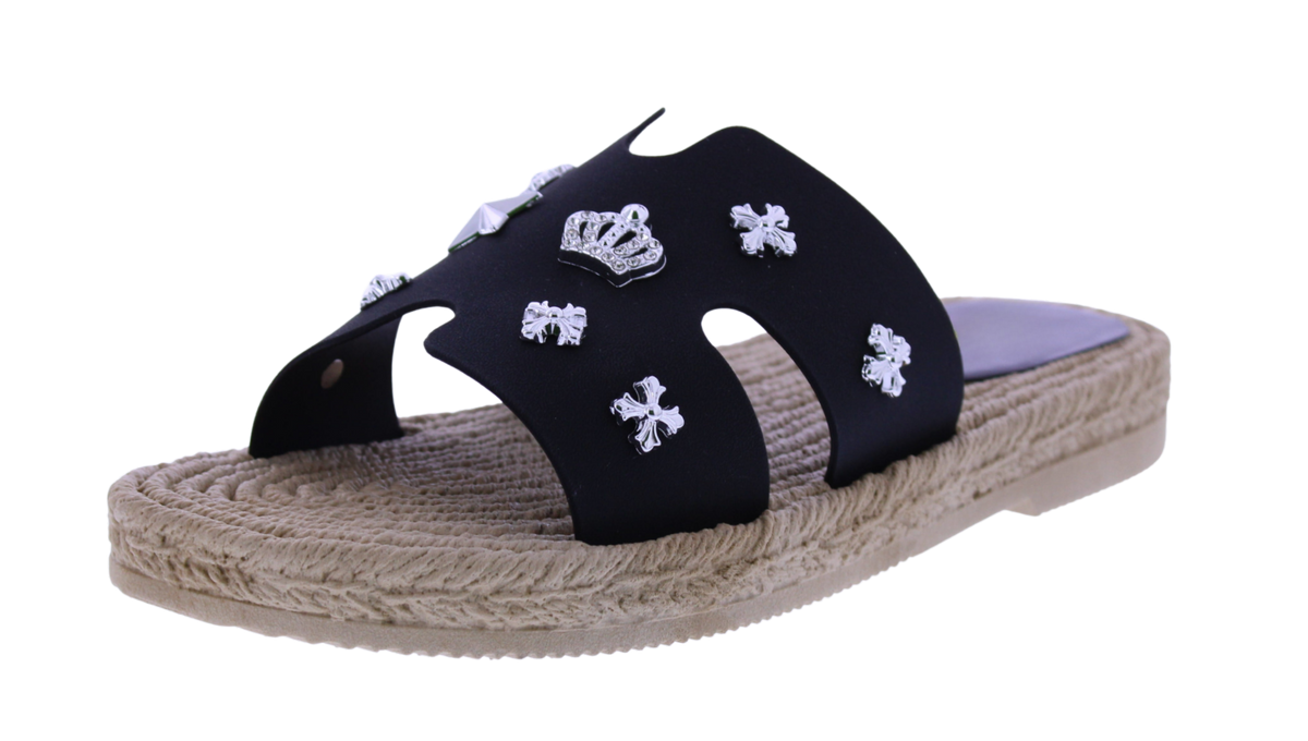Women's Embellished "Jute" Slip-on