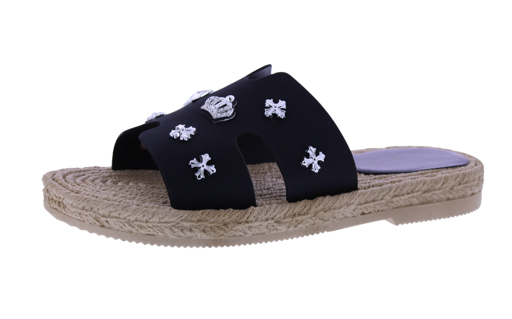 Women's Embellished "Jute" Slip-on