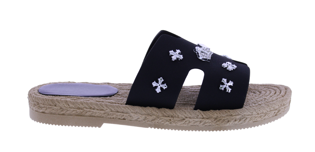 Women's Embellished "Jute" Slip-on