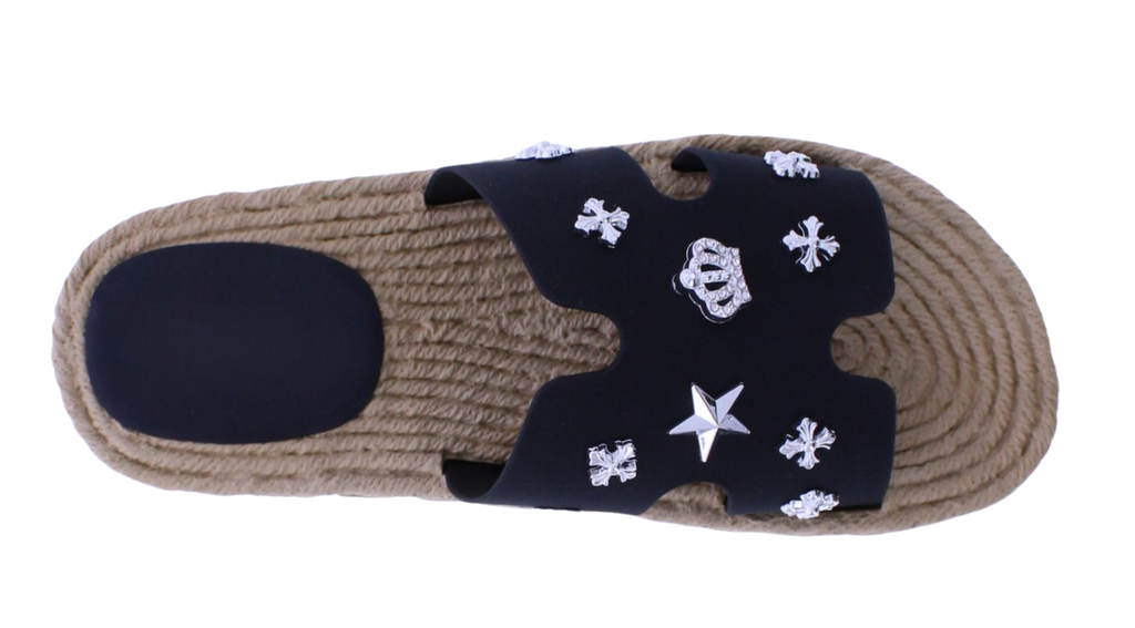 Women's Embellished "Jute" Slip-on