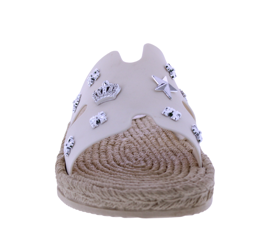 Women's Embellished "Jute" Slip-on