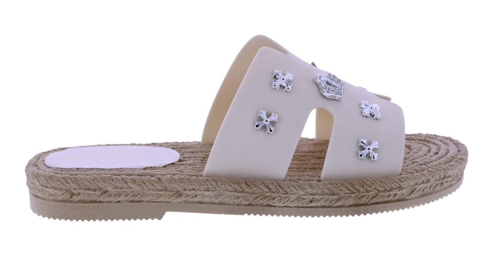 Women's Embellished "Jute" Slip-on