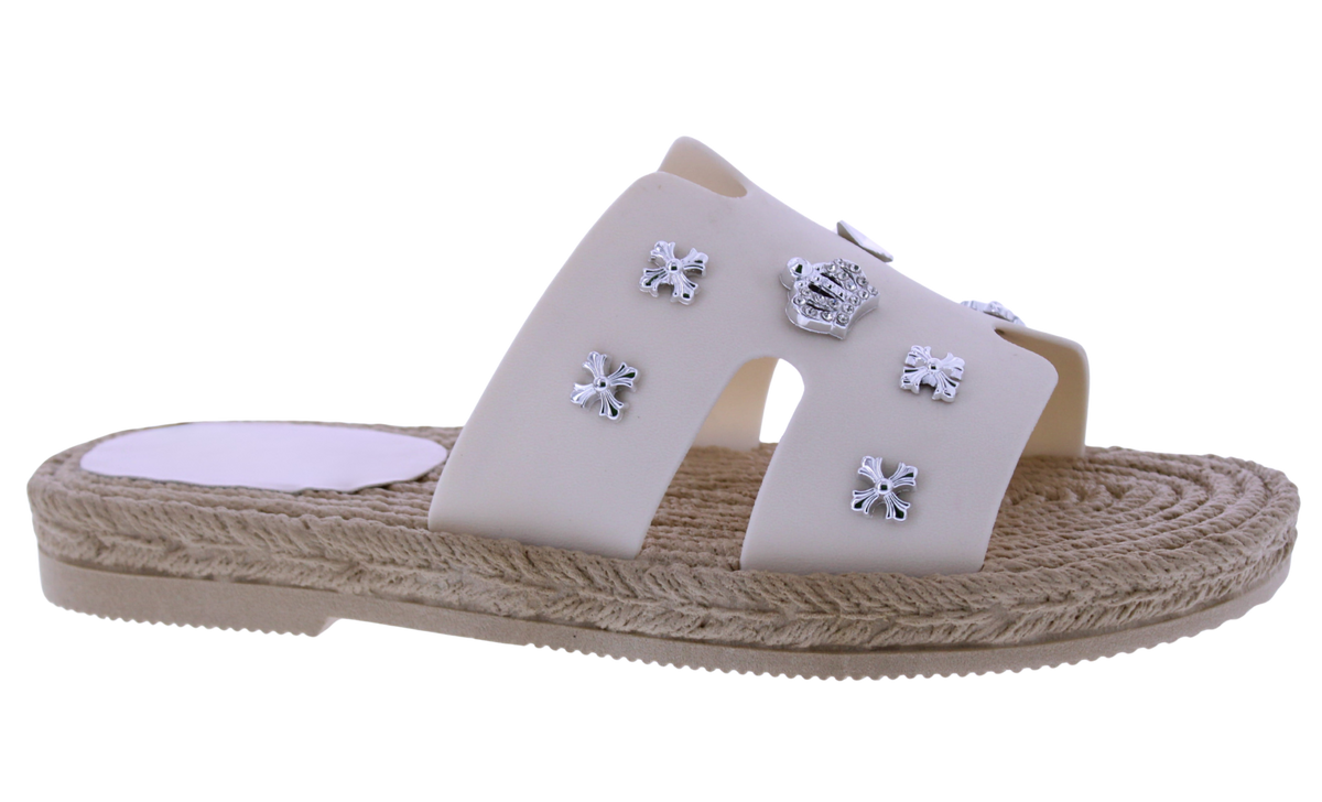 Women's Embellished "Jute" Slip-on