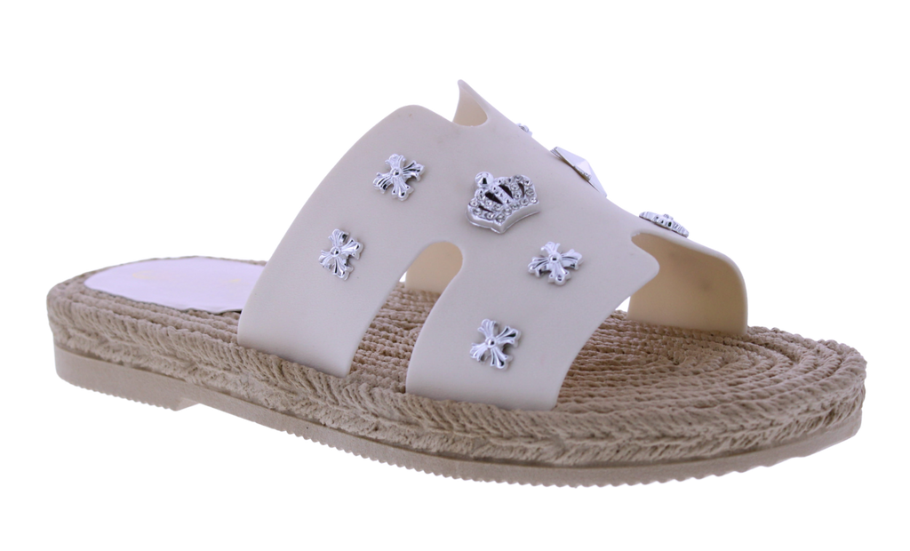 Women's Embellished "Jute" Slip-on