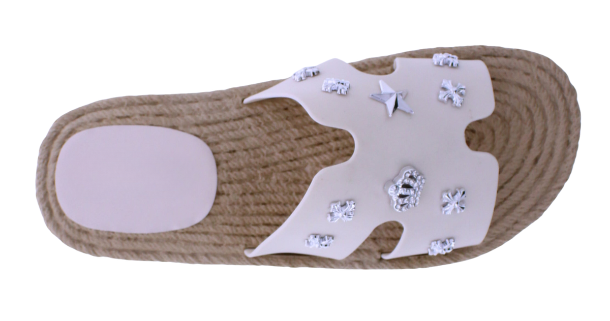 Women's Embellished "Jute" Slip-on