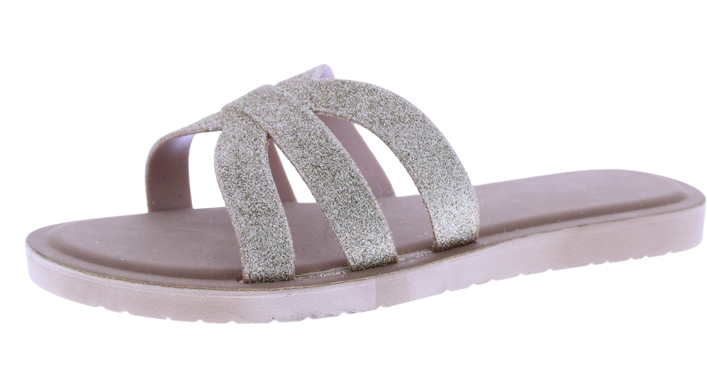 Women Glitter Slip On