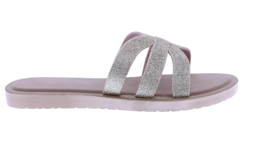 Women Glitter Slip On