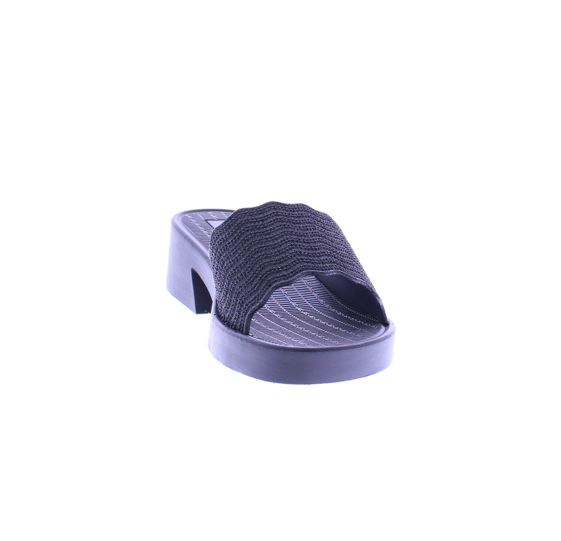 Women Glitter Heel Slide