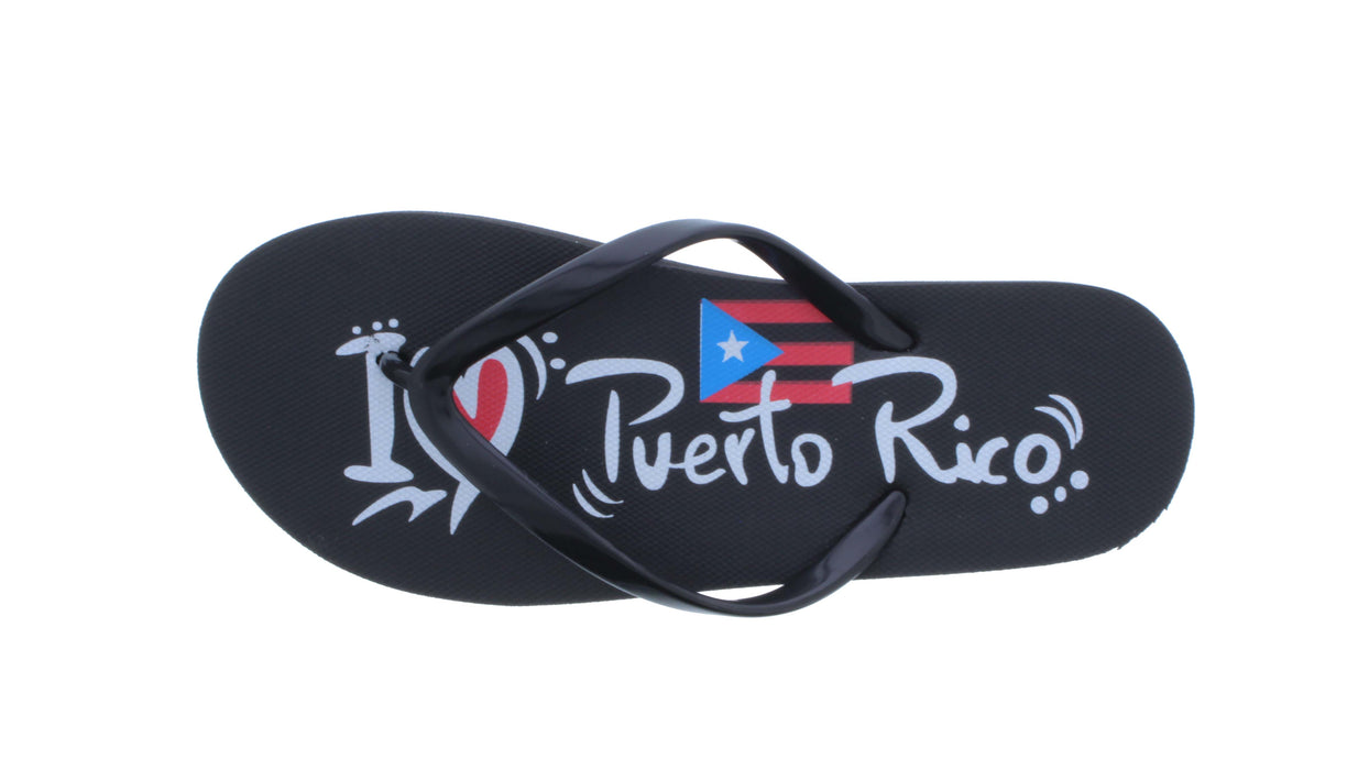 Women Puerto Rico Rubber Flip Flop