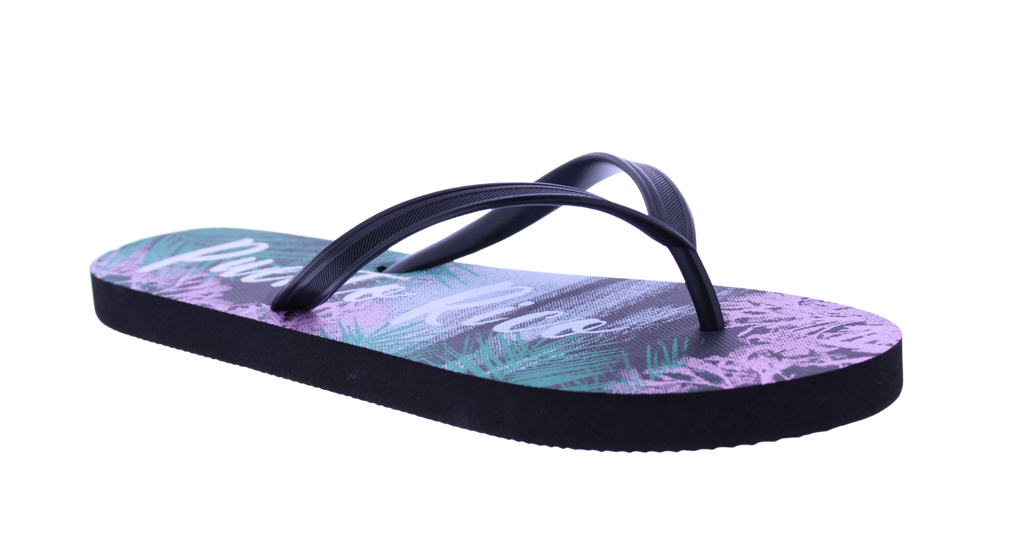 Women Puerto Rico Tropical Print Flip Flop