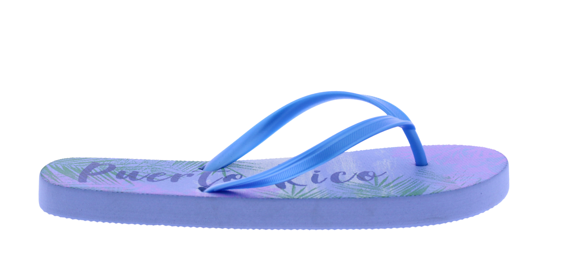 Women Puerto Rico Tropical Print Flip Flop