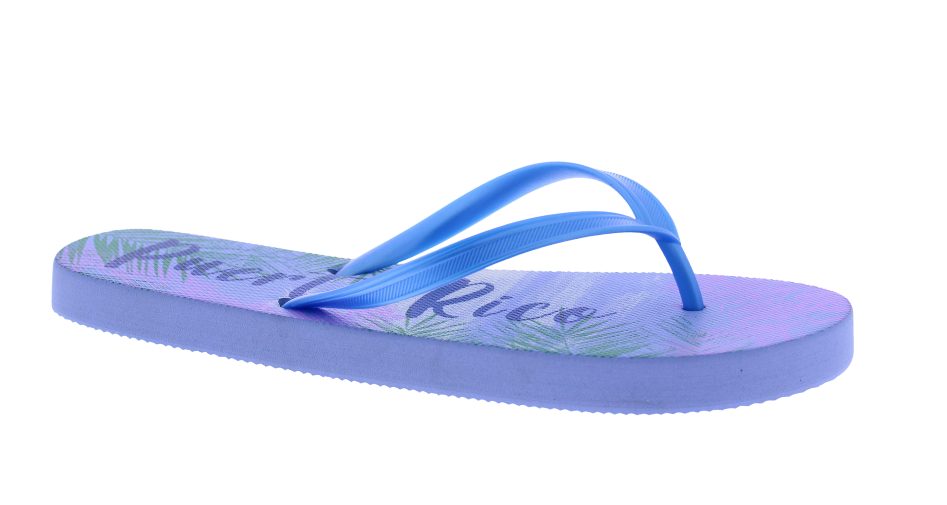 Women Puerto Rico Tropical Print Flip Flop