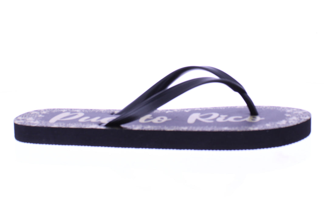 Women Puerto Rico Butterfly Print Flip Flop