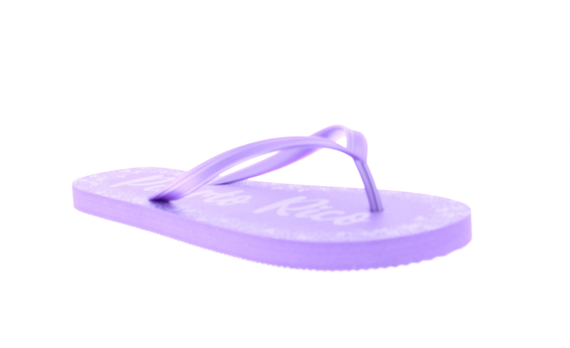 Women Puerto Rico Butterfly Print Flip Flop