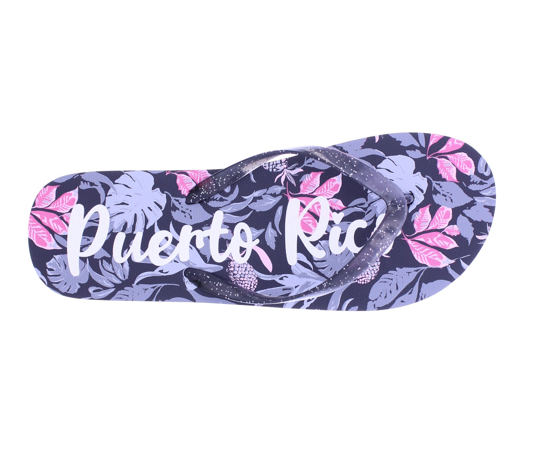 Women Puerto Rico Translucent Thong Flip Flop