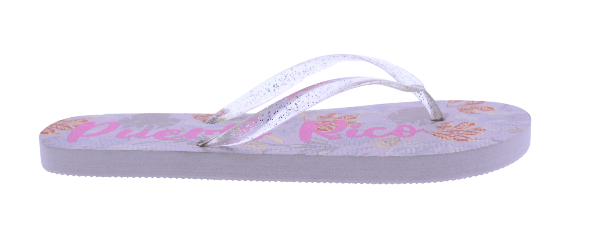 Women Puerto Rico Translucent Thong Flip Flop