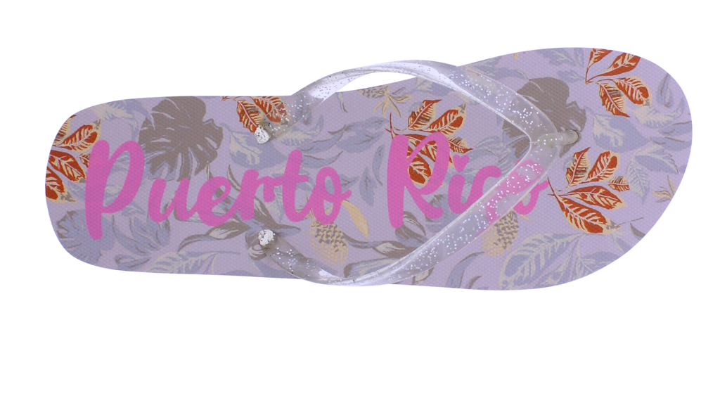 Women Puerto Rico Translucent Thong Flip Flop