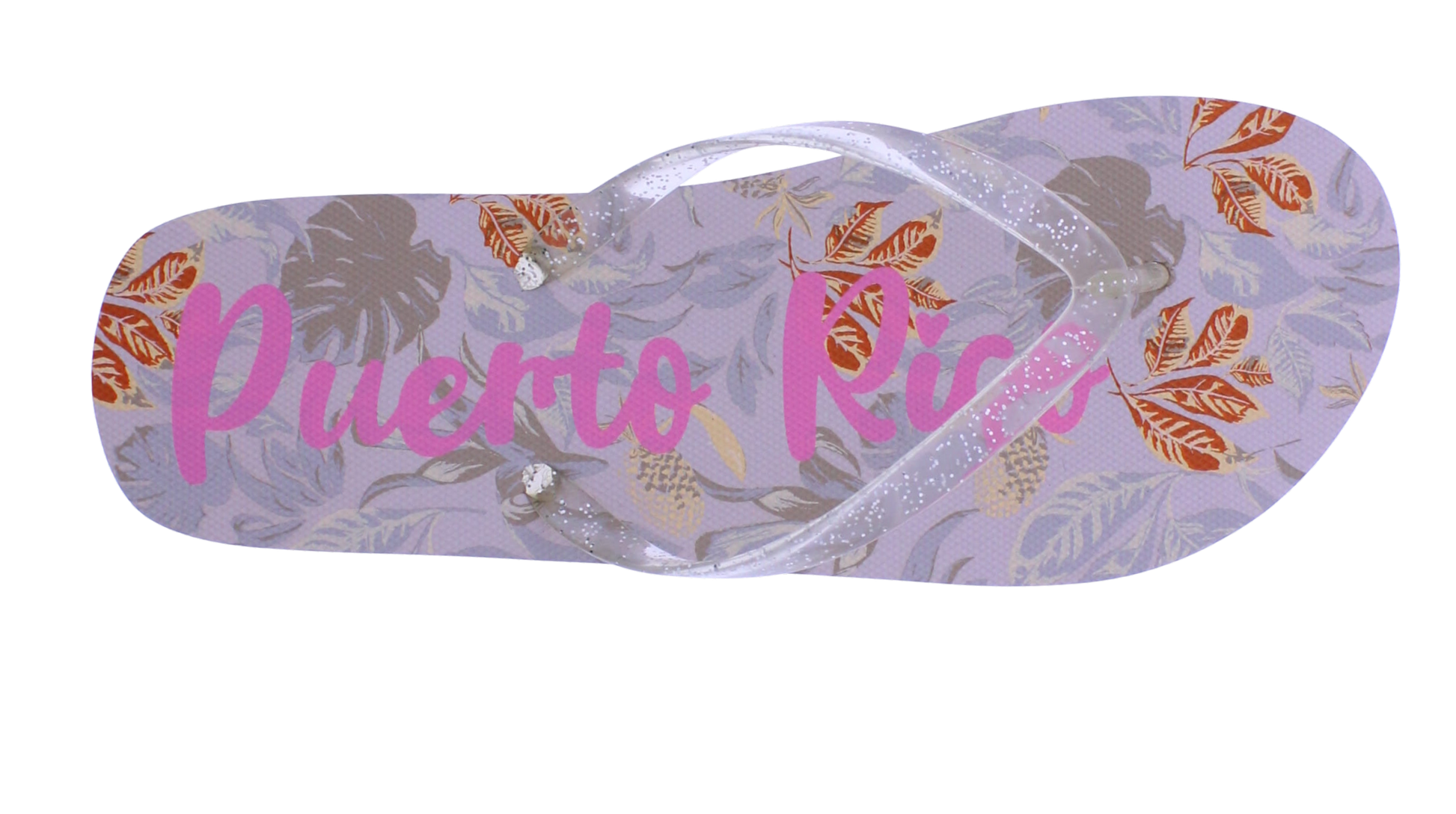 Women Puerto Rico Translucent Thong Flip Flop