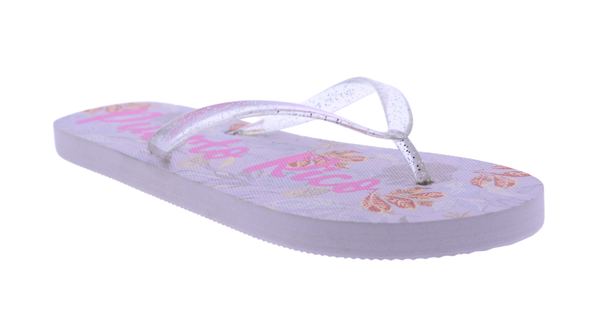 Women Puerto Rico Translucent Thong Flip Flop