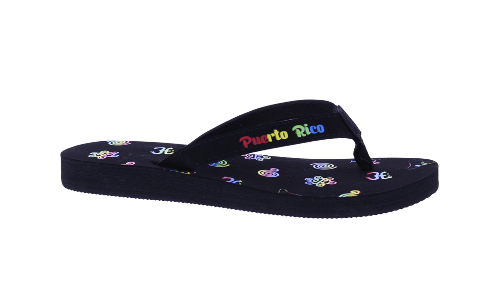 Women Flip Flop with Taíno Petroglyphs