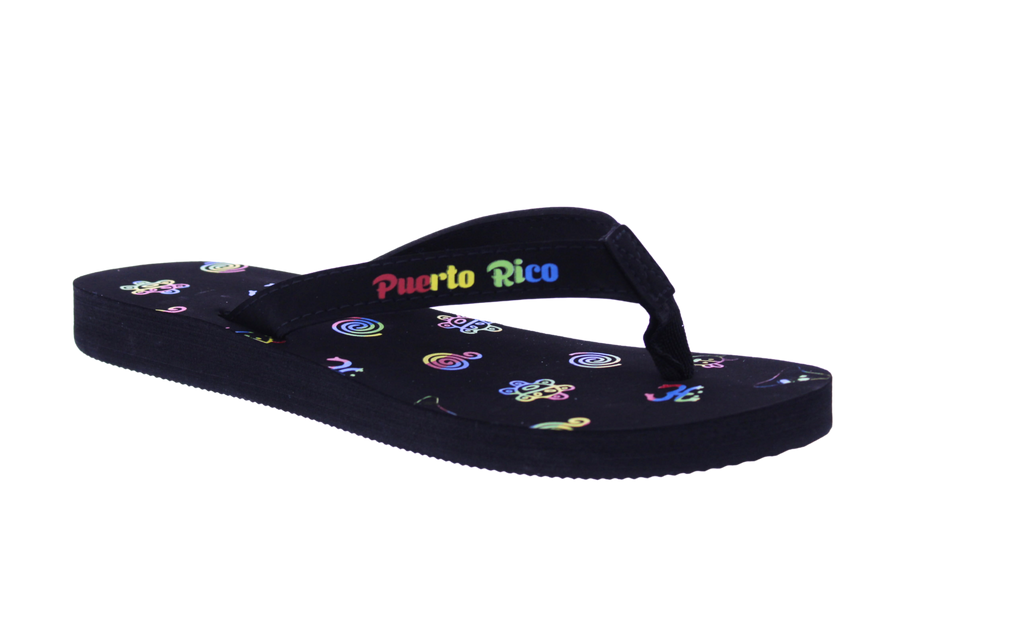 Women Flip Flop with Taíno Petroglyphs