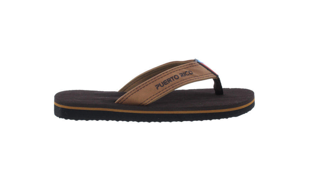 Women Puerto Rico Flip Flop with Flag