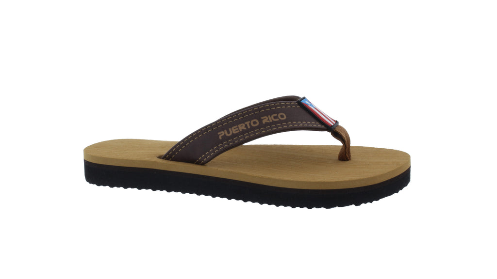 Women Puerto Rico Flip Flop with Flag