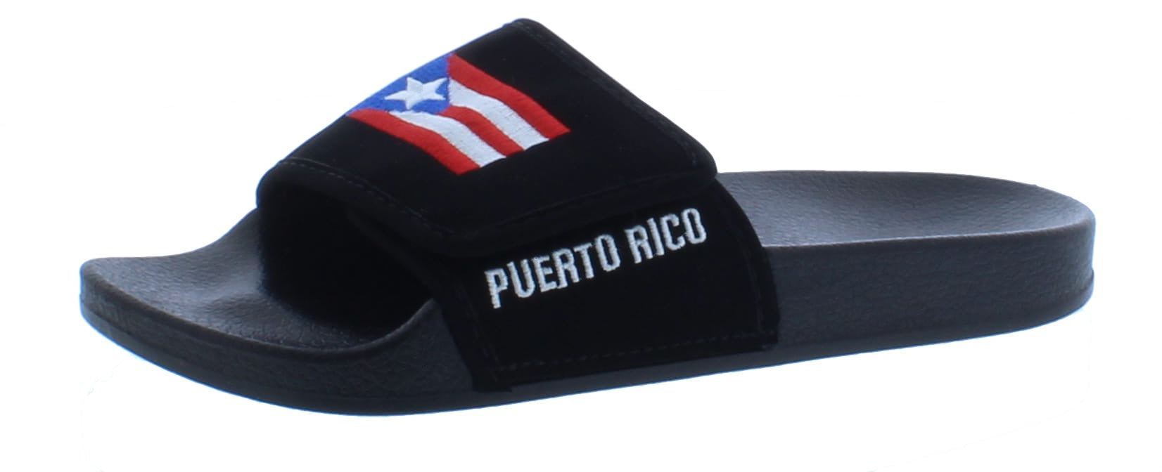 Women Stitched Puerto Rico Flag Slide