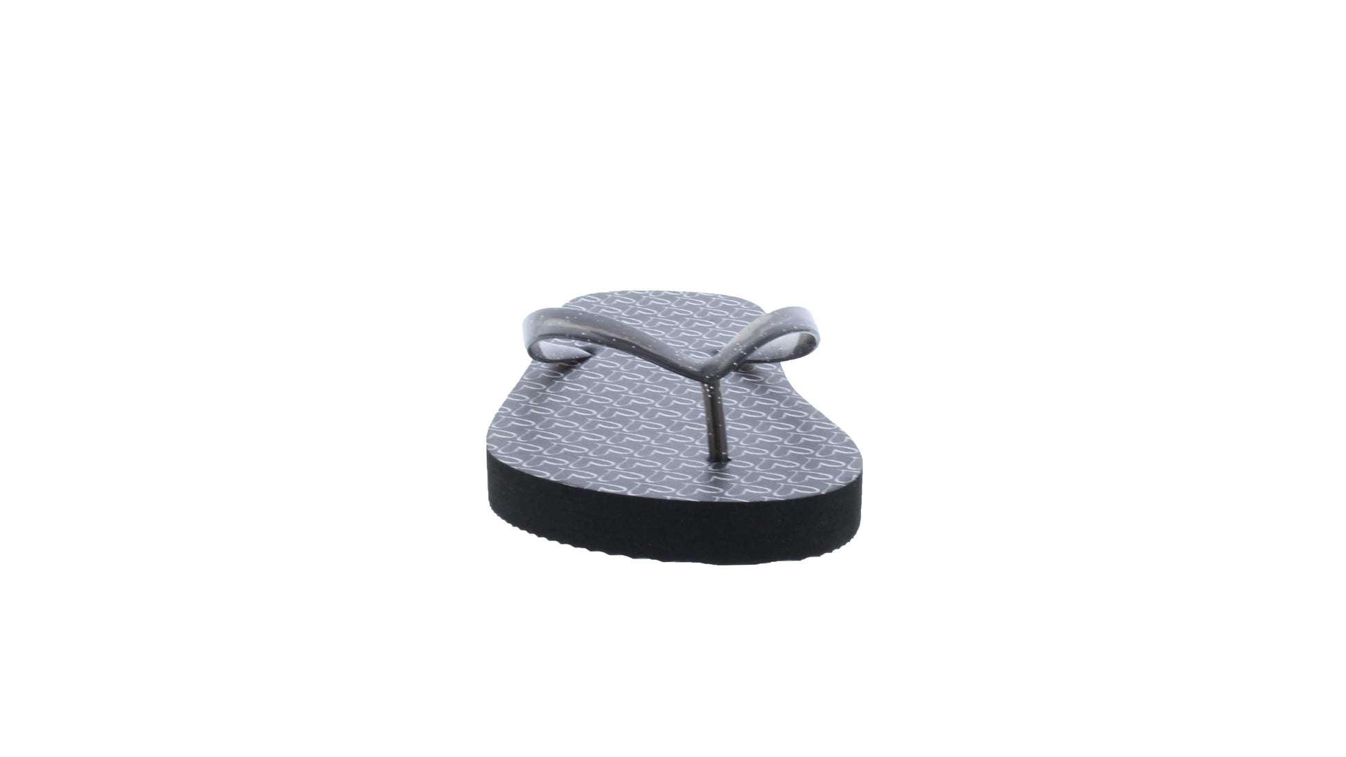 Women Flip Flop with Clear Glitter Thong