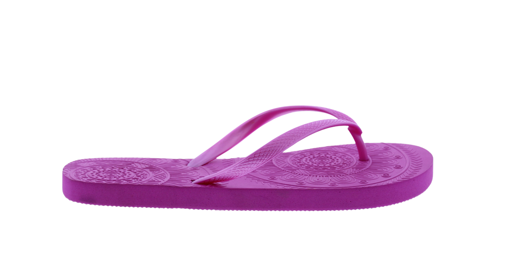 Women Mandala Embossed Flip Flop