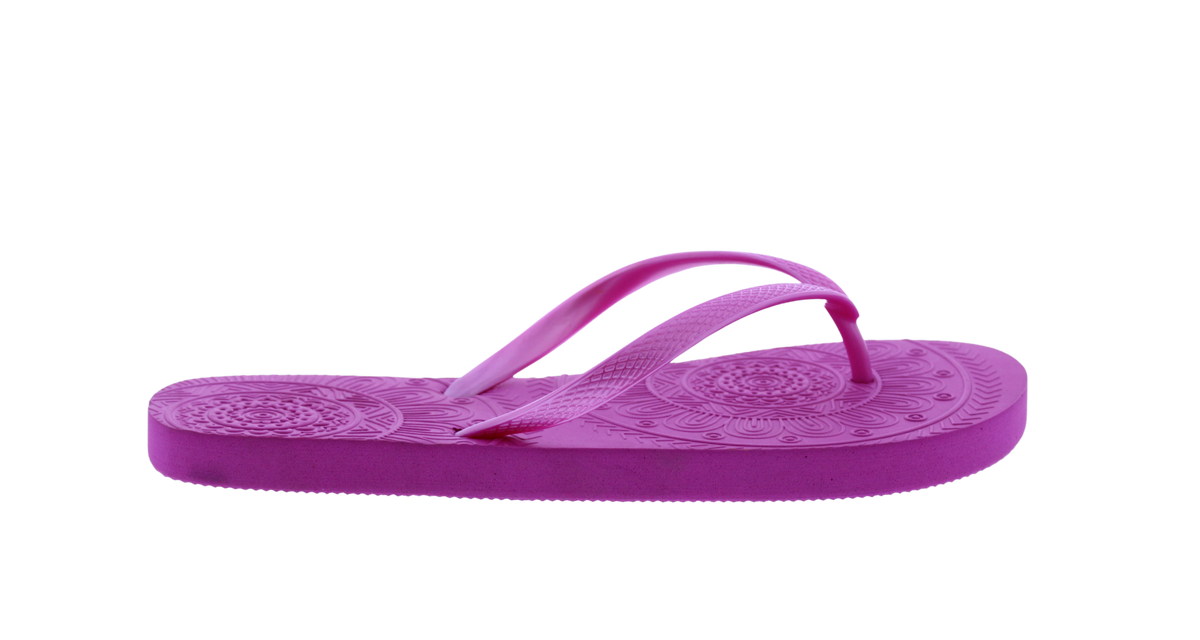 Women Mandala Embossed Flip Flop