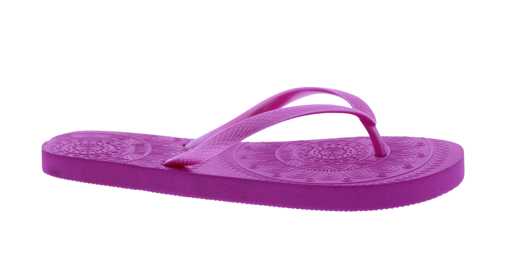 Women Mandala Embossed Flip Flop