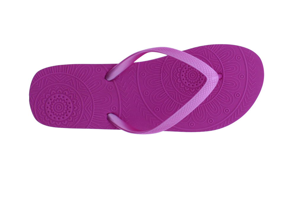 Women Mandala Embossed Flip Flop