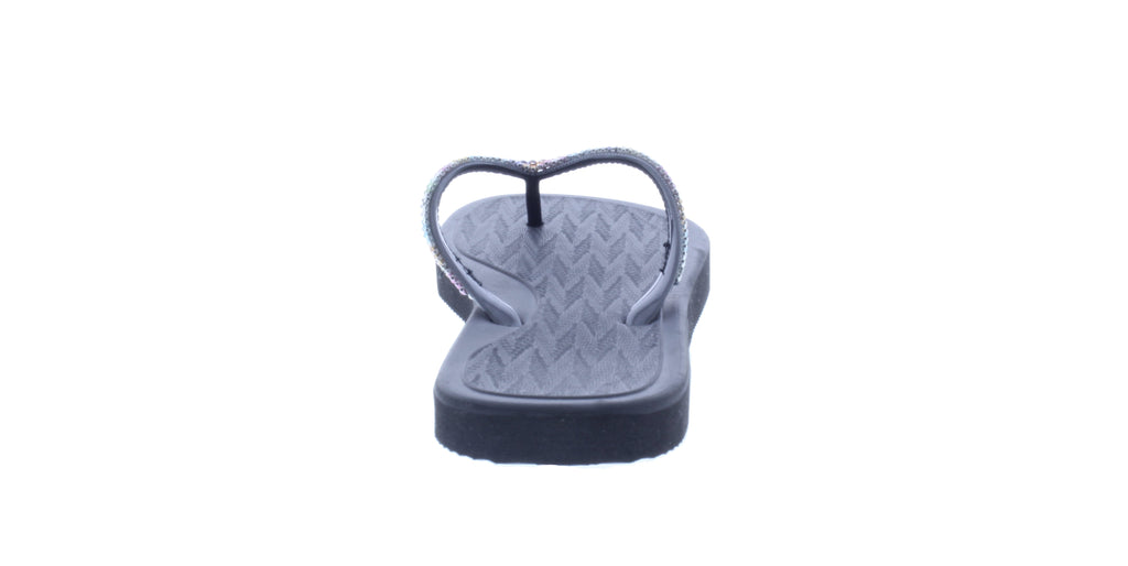 Women Flip Flop with Multicolor Rhinestones