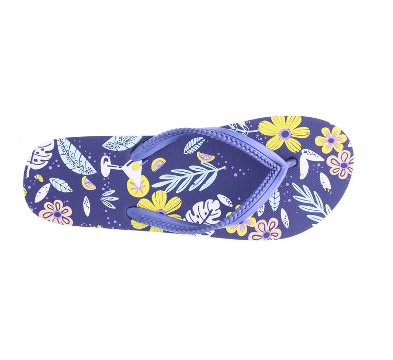 Women Floral Print Flip Flop