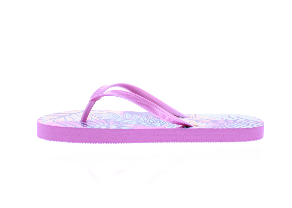 Women Tropical Leaves Print Flip Flop