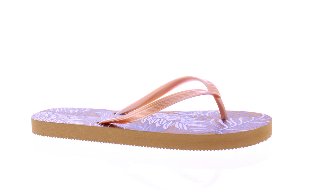Women Tropical Leaves Print Flip Flop