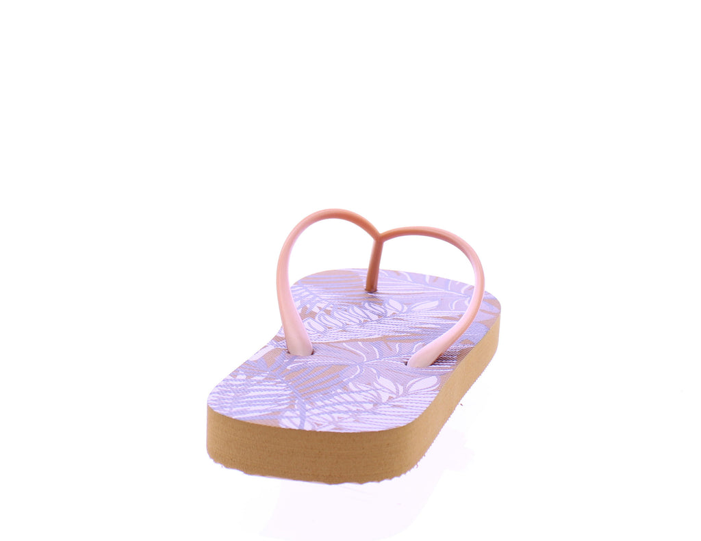 Women Tropical Leaves Print Flip Flop