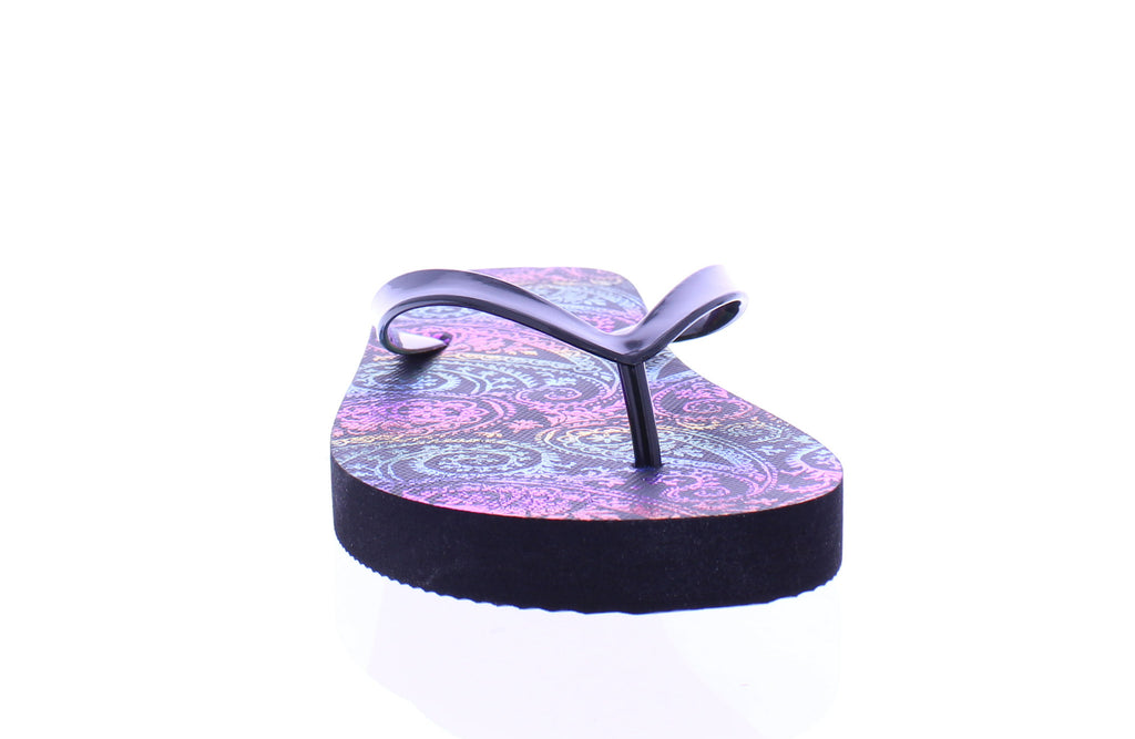 Women Multicolor Metallic Flip Flop