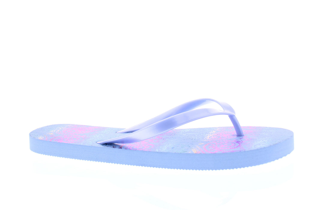 Women Multicolor Metallic Flip Flop