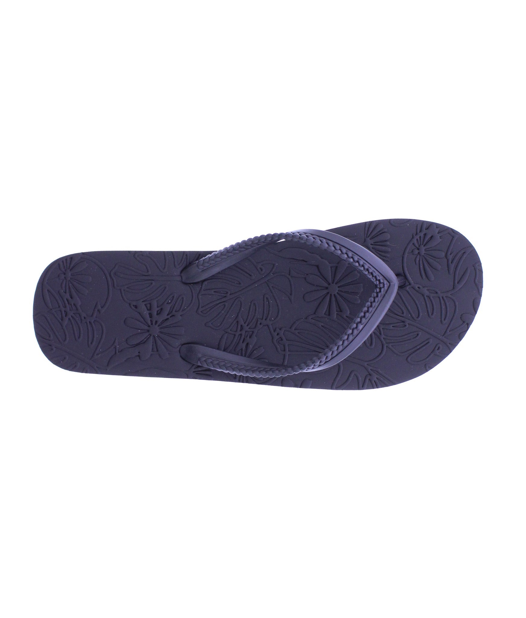 Women Floral Embossed Flip Flop