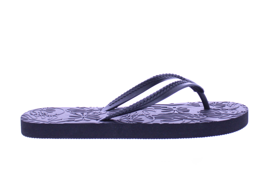 Women Floral Embossed Flip Flop