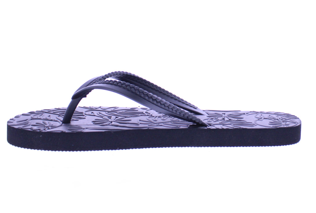 Women Floral Embossed Flip Flop