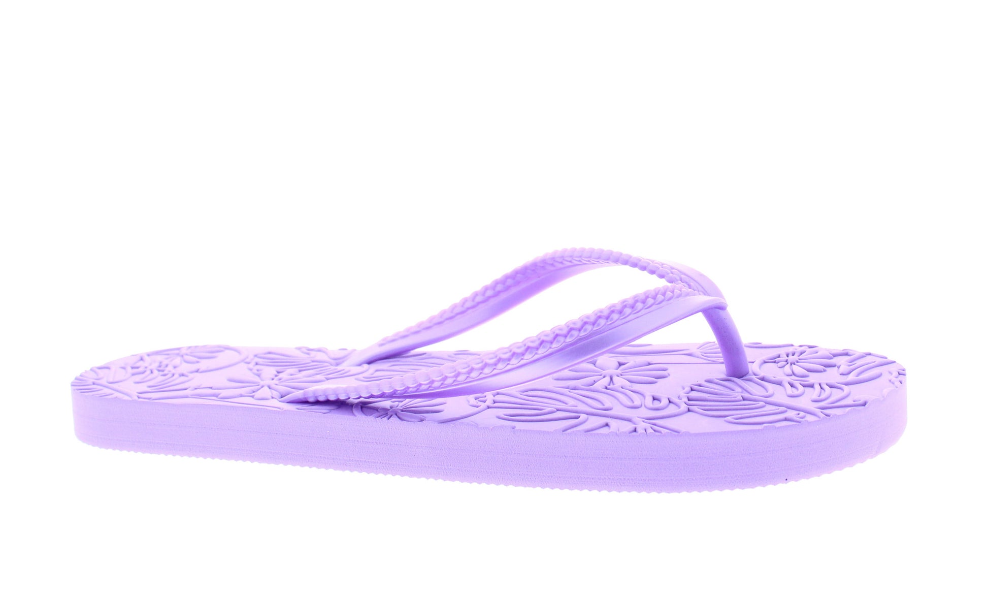 Women Floral Embossed Flip Flop