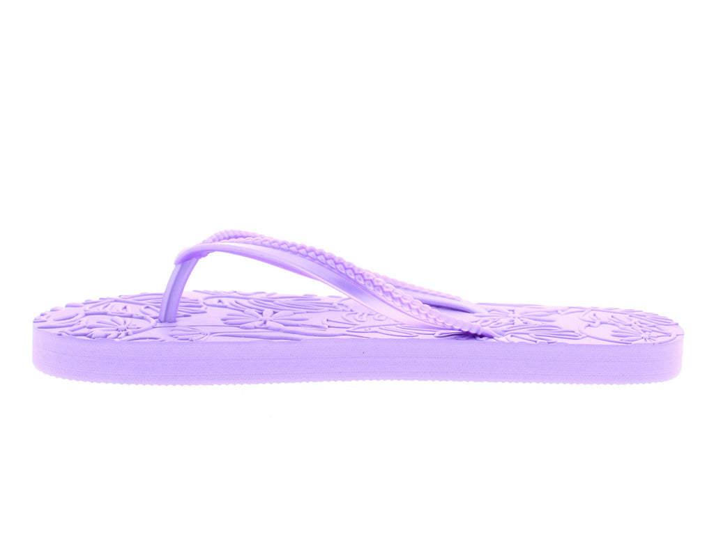 Women Floral Embossed Flip Flop