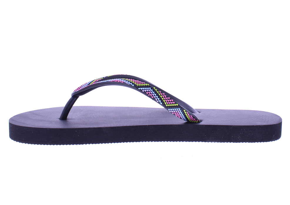 Women Multicolor Thong Flip Flop