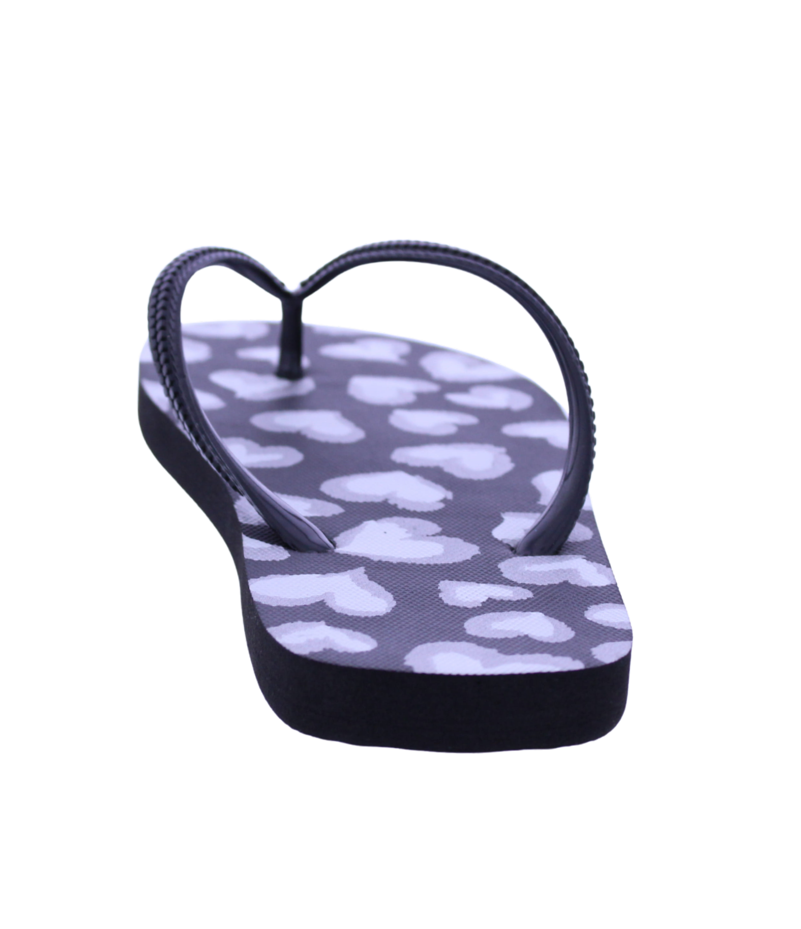 Women Heart Print Flip Flop