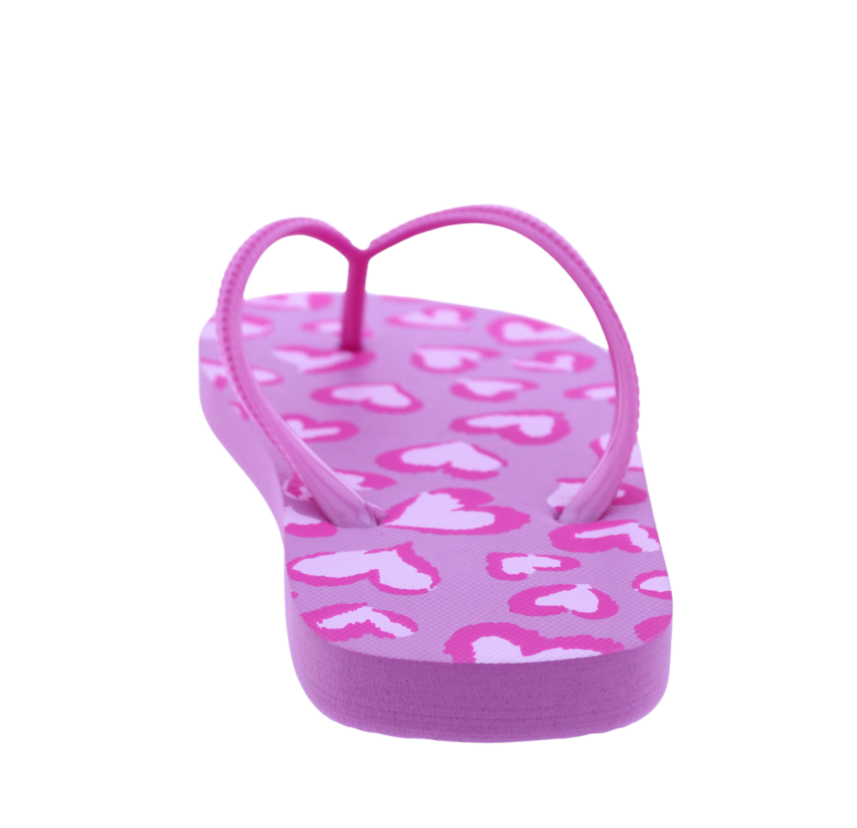 Women Heart Print Flip Flop