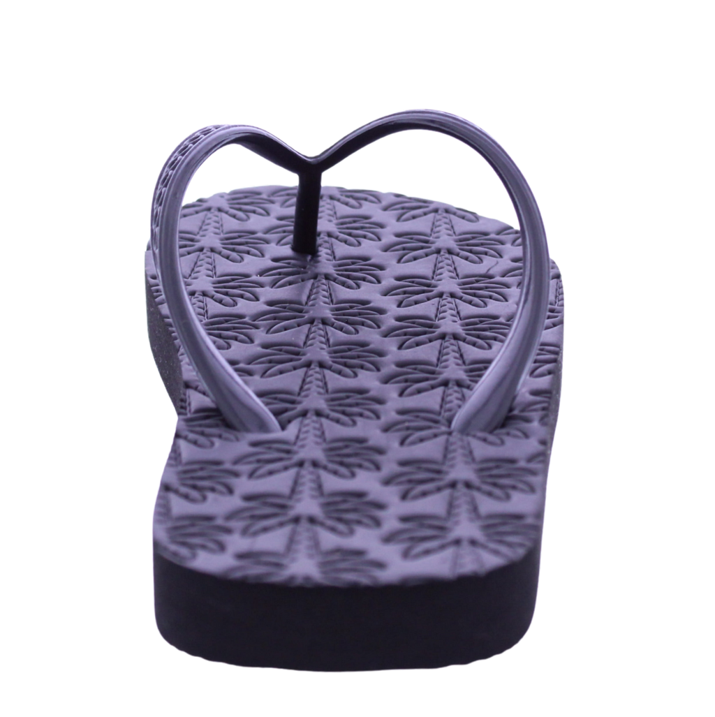 Women Palm Tree Embossed Flip Flop